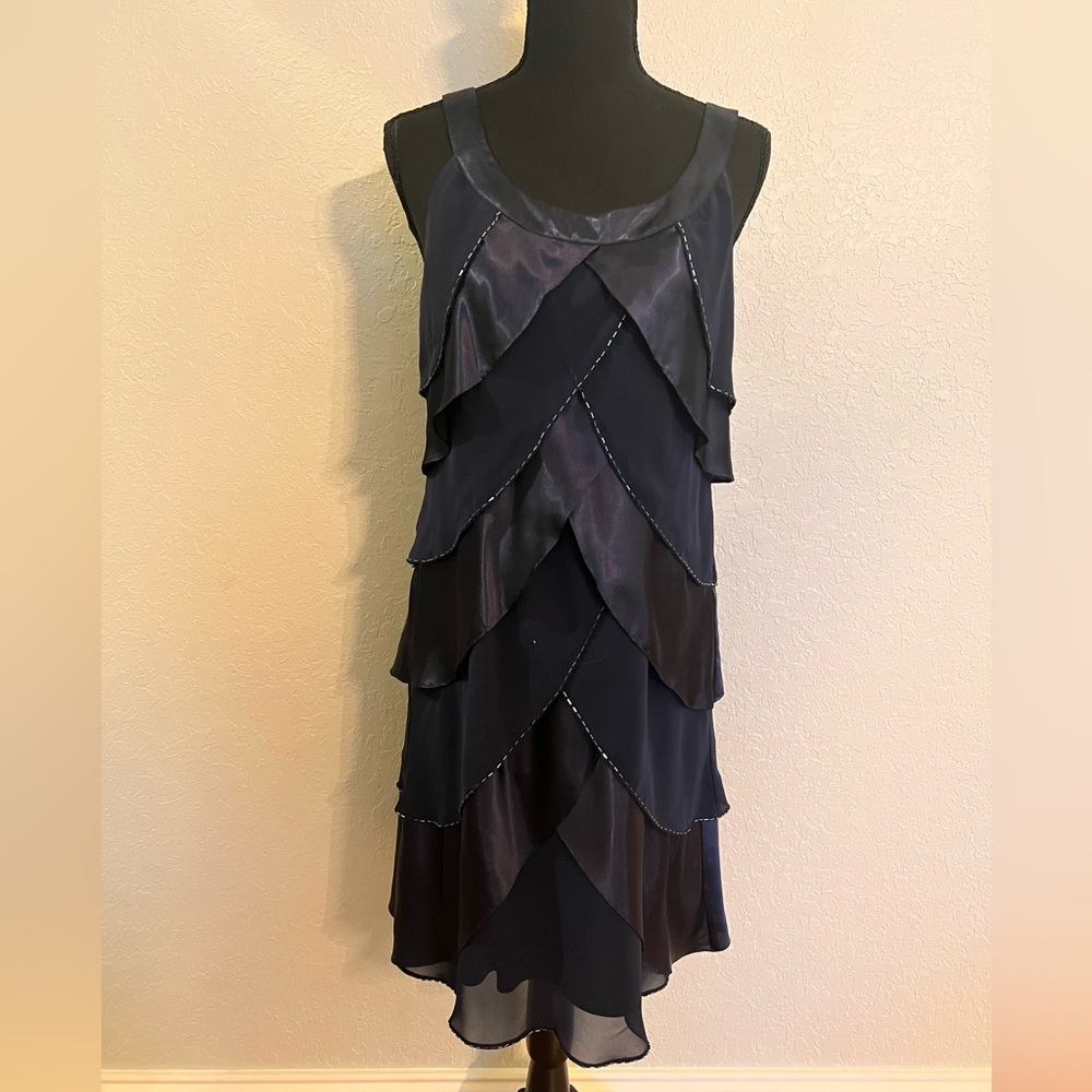 Navy blue cocktail dress, size 10